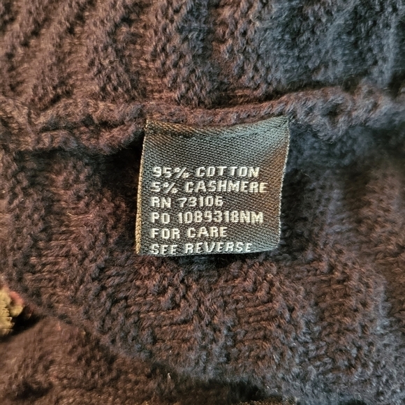 Michael Simon open front floral ruffle trim Cardigan Sweater - Picture 7 of 7